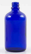 click to view large image Sample of the larger cobalt blue bottles
